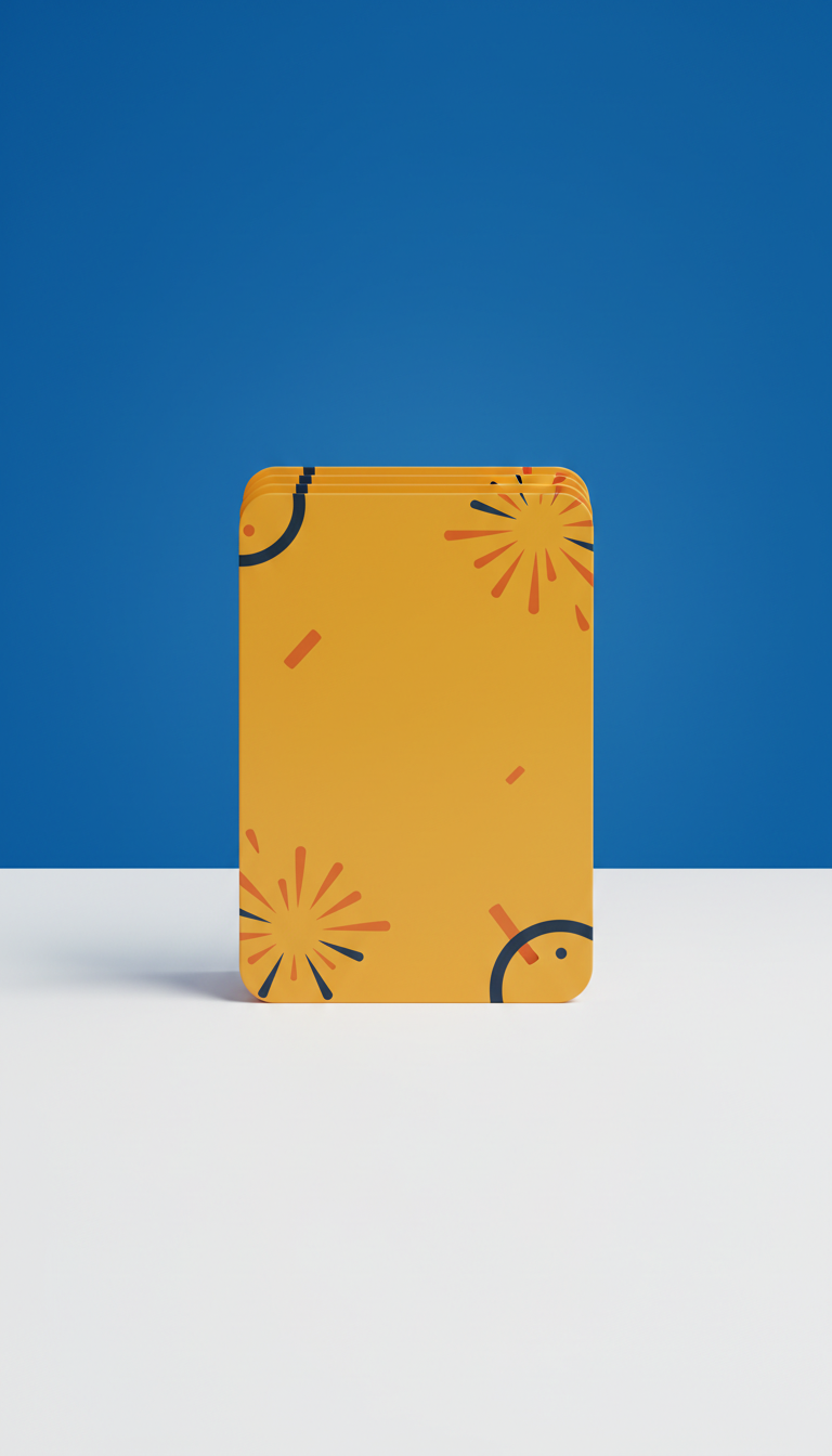 Amber event invitation card pack